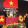 Lễ viếng Đại tướng ở Đại sứ quán Việt Nam ở Berlin, Đức. (Nguồn: Phân xã Berlin)