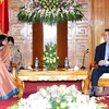 Thủ tướng Nguyễn Tấn Dũng tiếp Đoàn các tổ chức của Liên hợp quốc tại Việt Nam do bà Pratibha Mehta làm Trưởng đoàn. (Ảnh: Đức Tám/TTXVN)