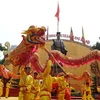 Múa rồng trong dịp khai mạc đại lễ 1000 năm Thăng Long. (Nguồn: Internet)
