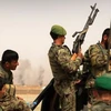 Quân đội quốc gia Afghanistan ở tỉnh miền nam Farah. (Nguồn: france24.com)
