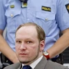 Anders Behring Breivik trong phiên tòa. (Nguồn: Internet)