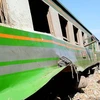 Đoàn tàu hỏa bị đánh bom. (Ảnh: bangkokpost.com)