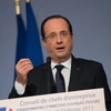Tổng thống Pháp Hollande nói về vụ bắt cóc trong chuyến thăm chính thức Hy Lạp. (Nguồn: AFP/Getty Images)