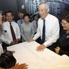 Thủ tướng Singapore Lý Hiển Long tại lễ khánh thành nhà máy. (Nguồn: channelnewsasia.com)