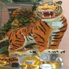 Con hổ làm bằng chỉ xơ dừa của Công ty Trách nhiệm hữu hạn Thành Bình. (Nguồn: Internet) 