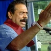 Tổng thống Sri Lanka Mahinda Rajapaksa. (Ảnh: AFP)