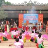 Lễ hội truyền thống Văn miếu Mao Điền. (Ảnh: Nguyễn Hồng Cường/TTXVN)