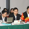 Đoàn đại biểu Việt Nam tại cuộc họp trù bị. (Ảnh: Doãn Tấn/TTXVN)