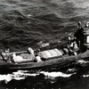 Tàu không số trên đường vận chuyển vũ khí vào chiến trường miền Nam. (Ảnh do Hải quân Mỹ chụp).
