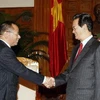 Thủ tướng Nguyễn Tấn Dũng và Đại sứ Ấn Độ tại Việt Nam Lal Thala Muana. (Ảnh: Đức Tám/TTXVN)