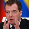 Tổng thống Nga Dmitry Medvedev. (Nguồn: AFP)