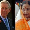 Thái tử Charles (trái) và Tổng thống Ấn Độ Pratibha Patil. (Nguồn: Internet)