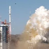 vệ tinh nghiên cứu môi trường mang tên "Thực tiễn VI-04" được phóng lên từ Trung tâm Thái Nguyên. (Nguồn: Xinhua)