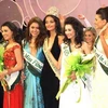 Các người đẹp tham gia cuộc thi Hoa hậu Trái Đất năm 2010. (Nguồn: Internet)