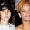 Justin Bieber và Rihanna. (Nguồn: Internet)