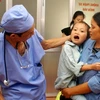 Khám phân loại dị tật môi, miệng phục vụ phẫu thuật cho trẻ em tại Bệnh viện Hữu nghị Việt Nam-Cu Ba. (Ảnh: Hữu Oai/TTXVN)