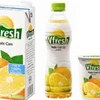 Sản phẩm nước cam V- Fresh của hãng Vinamilk. (Nguồn: Internet)