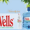 Nước uống thiên nhiên Wells của PV OIL Thái Bình. (Nguồn: Internet) 
