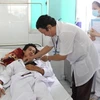 Điều trị cho bệnh nhân sốt rét tại Thành phố Hồ Chí Minh. (Ảnh: TTXVN)