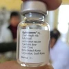Mẫu vắcxin Quinvaxem inj bị tạm ngừng sử dụng. (Ảnh: PV/Vietnam+)