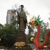 Tượng đài vua Lý Thái Tổ, nơi sẽ diễn ra nhiều hoạt động kỷ niệm.
