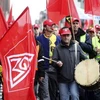 Cuộc biểu tình của công nhân hãng Opel tại Đức ngày 5/11. (Ảnh: Reuters)