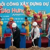 Lễ khởi công xây dựng chung cư Phú Hưng Gia . (Ảnh: Đỗ Ngọc Giang/TTXVN)