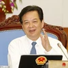 Thủ tướng Nguyễn Tấn Dũng phát biểu tại phiên họp. (Ảnh: Đức Tám/TTXVN) 