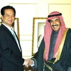 Thủ tướng Nguyễn Tấn Dũng gặp Thủ tướng Kuwaitt Sheikh Nasser Al-Mohammed Al-Ahmed Al-Sabah . (Ảnh: Đức Tám/TTXVN)