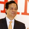 Thủ tướng Nguyễn Tấn Dũng chủ trì cuộc họp báo về tình hình phát triển kinh tế-xã hội của đất nước. (Ảnh: Đức Tám/TTXVN)