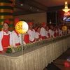 Đòn bánh tét kỷ lục năm 2009 do Khách sạn Yasaka-Sài Gòn-Nha Trang thực hiện. (Ảnh: Báo Khánh Hòa)