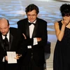 Đoàn phim "El secreto de sus ojos" lên nhận giải Oscar cho phim nước ngoài hay nhất. (Ảnh: Getty Images)