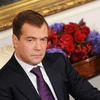 Tổng thống Nga Dmitri Medvedev. (Nguồn: Getty Images)
