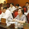 Phó Chủ tịch nước Nguyễn Thị Doan dự phiên họp. (Ảnh: Trí Dũng/TTXVN) 