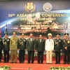 Tư lệnh cảnh sát các nước ASEAN. (Ảnh: Nguyễn Hùng/TTXVN) 