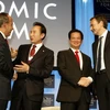 Thủ tướng Nguyễn Tấn Dũng dự Diễn đàn Kinh tế Thế giới (WEF) Davos 2010. (Ảnh: Đức Tám/TTXVN)