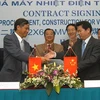 Ký hợp đồng gói thầu số 3 - nhà máy chính của dự án Nhiệt điện Vĩnh Tân 2 theo hình thức EPC. (Ảnh: Ngọc Hà/TTXVN)