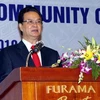 Thủ tướng Nguyễn Tấn Dũng đến dự và phát biểu khai mạc hội nghị. (Ảnh: Hữu Việt/TTXVN)