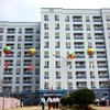 Tòa nhà chung cư 9T1 dành cho người có thu nhập thấp tại thị trấn Xuân Mai (Hà Nội). (Ảnh: Tuấn Anh/TTXVN)