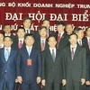 Thủ tướng Nguyễn Tấn Dũng với các đại biểu dự đại hội. (Ảnh: Thống Nhất/TTXVN)