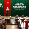 Quảng Trị tổ chức hội nghị hiệp thương lần thứ 3. (Ảnh: Hồ Cầu/TTXVN)
