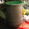 Chiếc thùng phuy nơi phát hiện thấy xác của thầy Vọng. (Ảnh: Nhật Minh/Vietnam+)
