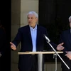Tổng thống Serbia Boris Tadic (giữa), Tổng thống Croatia Ivo Josipovic (phải) và thành viên Hội đồng tổng thống Bosnia Bakir Izetbegovic. (Nguồn: Reuters)