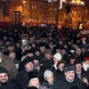 Một cuộc biểu tình ngồi ở quảng trường Triumfalnaya 6 tháng trước để đòi quyền tự do hội họp. (Nguồn: Getty Images)
