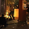 Hình ảnh cuộc xung đột trong lễ hội đường phố tại Đức. (Nguồn: Reuters)