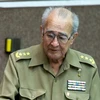 Bộ trưởng Quốc phòng Cuba Julio Casas Regueiro trong phiên họp thường niên thứ nhất của Quốc hội Cuba ở Havana ngày 1/8/2009. (Nguồn: AFP/TTXVN)
