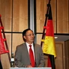 Đại sứ Đỗ Hòa Bình tại buổi Hội thảo. (Ảnh: Thanh Hải/Vietnam+)