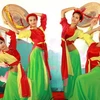 Tiết mục múa của nghệ sỹ Việt Nam tại liên hoan. (Ảnh: Doãn Tấn/TTXVN)
