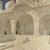 Bức tranh “Nhà thờ Ngọc trai ở Delhi“. (Nguồn: Internet)