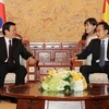 Tổng thống Đại Hàn Dân Quốc, Ngài Lee Myung Bak tiếp Chủ tịch nước Trương Tấn Sang. (Ảnh: Nguyễn Khang/TTXVN)